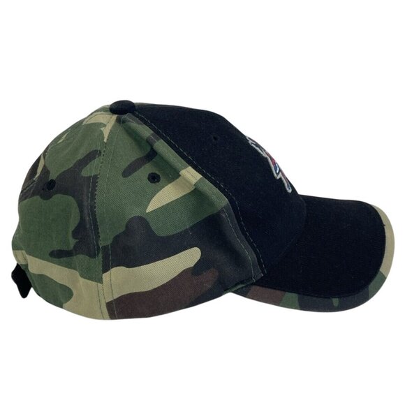 Pensacola Blue Wahoos Snapback Baseball Cap Camo Black Adjustable - Picture 5 of 5
